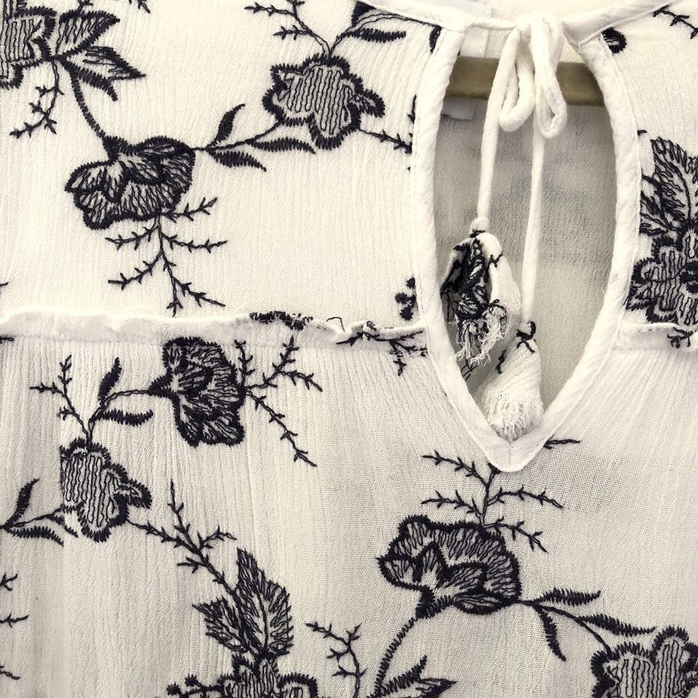 Misa Los Angeles Aleks Embroidered Top Size XS - Picture 3 of 9